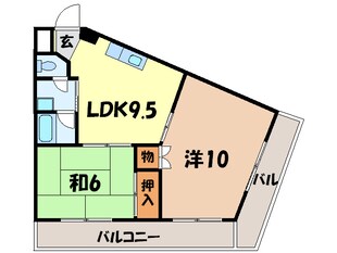 レスカール一番町の物件間取画像